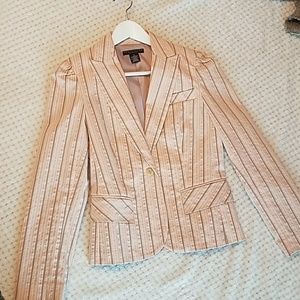 Apostrophe striped blazer